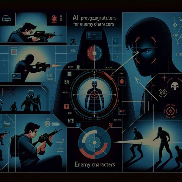 En quoi la programmation de l'IA des ennemis dans un jeu de type stealth est-elle cruciale pour l'expérience de jeu?