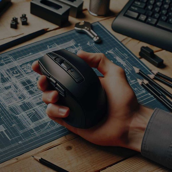 Quel type de souris est recommandé pour prévenir le syndrome du canal carpien chez les dessinateurs CAD ?